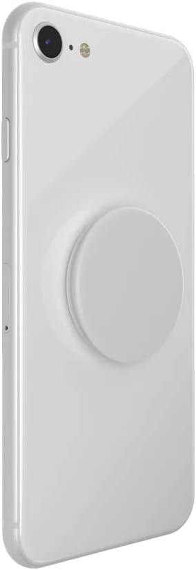 PopSockets: Phone Grip with Expanding Kickstand, Pop Socket for Phone - White