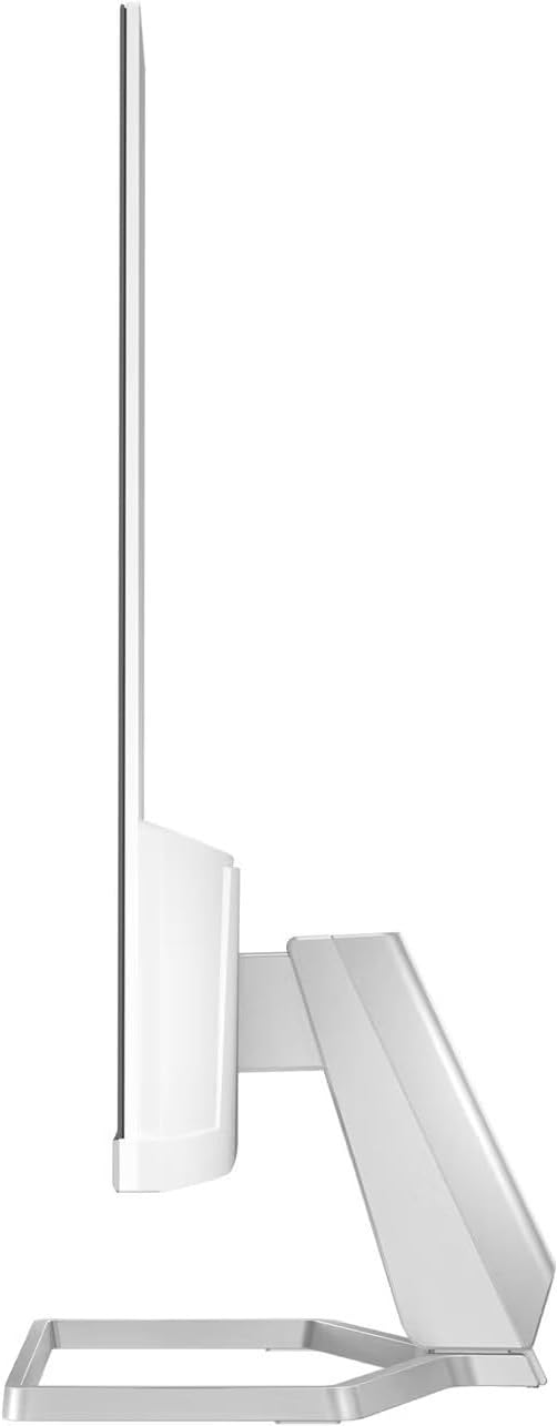 HP Series 5 524sw 24" 300 nits IPS FHD Monitor (Replaces M24FW) Adjustable Tilt, Flicker Free, Anti-glare, Ultra-thin, Low-Blue Light Filter, 1x HDMI, White/Silver w/DKZ Hub USB Port Expander (2 Pack)