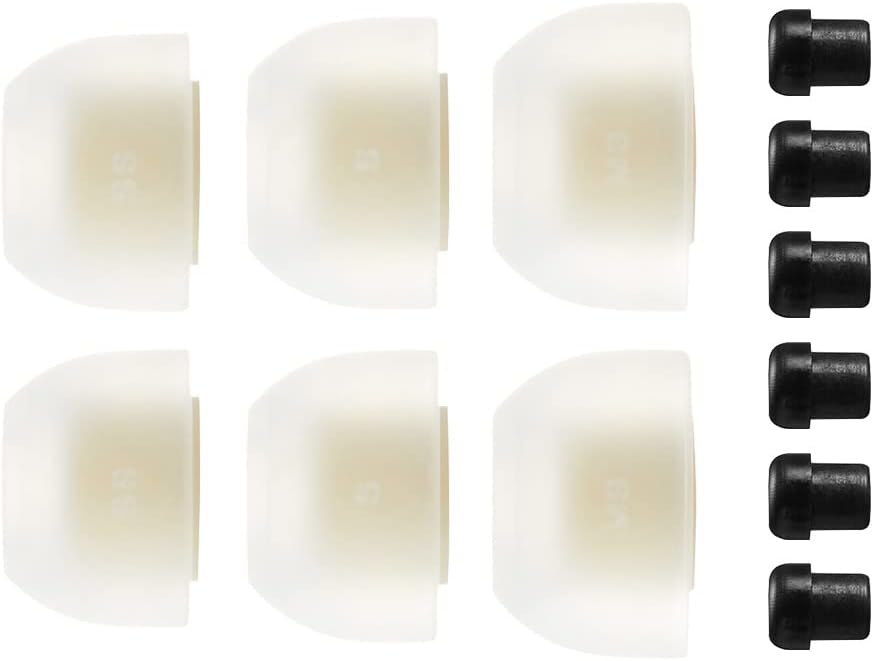 AZLA SednaEarfit MAX Standard (SS/S/MS) - Earbud Tips for Wireless Headphones - Noise Canceling Earbuds Replacement Tips - Eartips Compatible with Sony, Samsung, Beats, JLab, Sennheiser, Shure