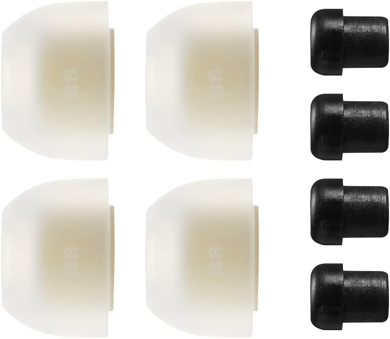 AZLA SednaEarfit MAX Standard (SS) - Earbud Tips for Wireless Headphones - Noise Canceling Earbuds Replacement Tips - Eartips Compatible with Sony, Samsung, Beats, JLab, Sennheiser, Shure