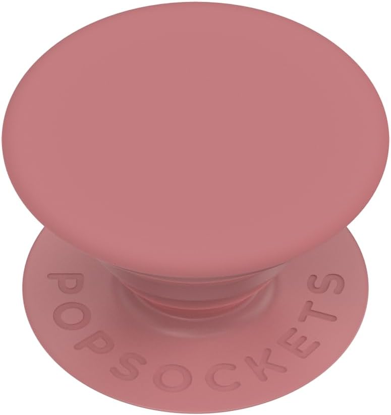 PopSockets Phone Grip with Expanding Kickstand, Adhesive Grip, Cute PopSockets, Pink - Matte Clay