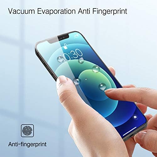 PERFECTSIGHT HD Clear Privacy Screen Protector Compatible with Apple iPhone 12/ iPhone 12 Pro 2020, Anti-Spy Blue Light Filter Tempered Glass (6.1 inch)