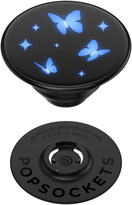 PopSockets Phone Grip with Expanding Kickstand, Adhesive Grip - Moon Flutters