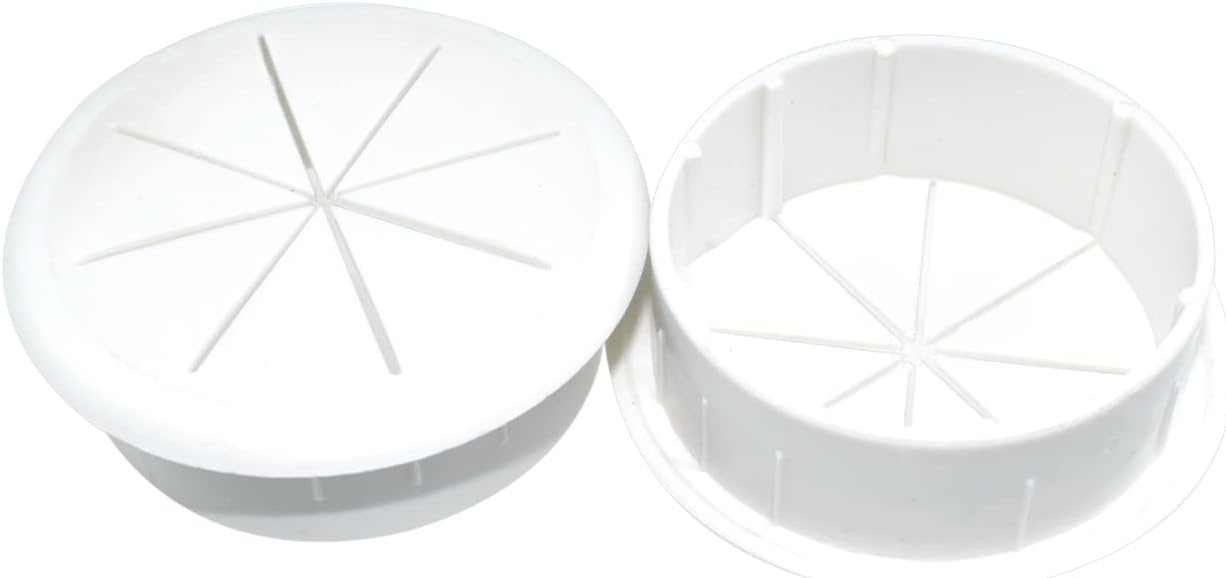 Aifeier ET 2 Inch (50mm) Flexible Desk Grommets Wire Cord Hole Cover Cable Organizer for Desktop Equipment Wiring Management and Protection