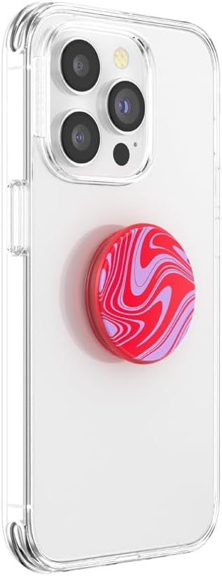 PopSockets Phone Grip with Expanding Kickstand, Adhesive Grip - Kiss Me Pink