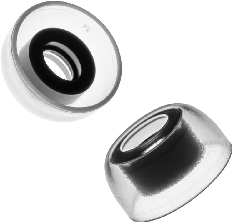 AZLA SednaEarfit Crystal for Bose Earbuds 2 Pair - Bose Earbuds Replacement Tips - Compatible with Bose Quietcomfort Ultra Earbuds, Bose QC Earbuds II (ML)