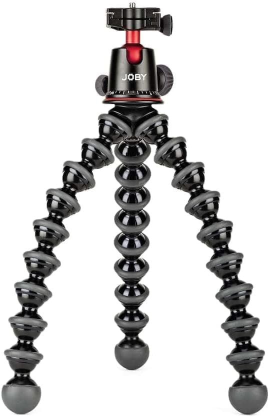 JOBY GorillaPod 5K Kit, Flexible Professional Tripod with BallHead, for DSLR Camera and CSC/Mirrorless with Lens, Up to 5 kg Payload (11lbs), Black