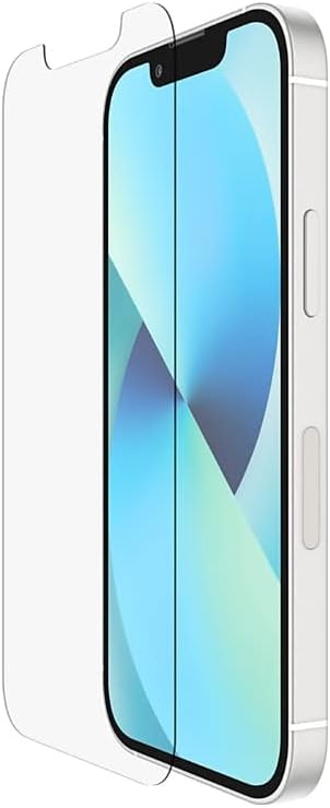 Belkin iPhone 13 Mini Screen Protector UltraGlass, AntiMicrobial-Treated, Easy Application Bubble Free with Included Guide Tray