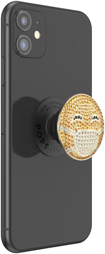 POPSOCKETS Phone Grip with Expanding Kickstand, PopSockets for Phone - Resting Mask Face
