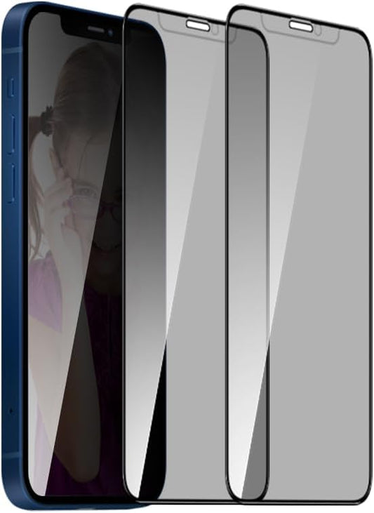PERFECTSIGHT HD Clear Privacy Screen Protector Compatible with iPhone 12 Pro Max 2020, Anti-Spy Blue Light Filter Tempered Glass (6.7 inch)