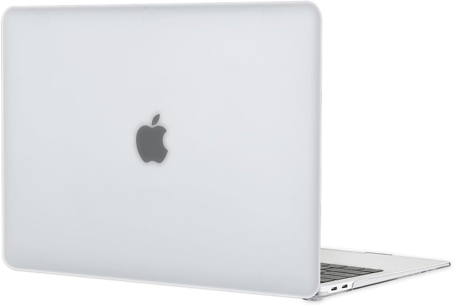 Frost Case for MacBook Pro 13 inch M2 M1 A2338 A2289 A2251 A2159 A1989 A1706 2023-2016 Release with Touch ID, 6 in 1 Plastic Hard Shell&Keyboard Cover&Screen Protector&Webcam Cover,Matt Clear