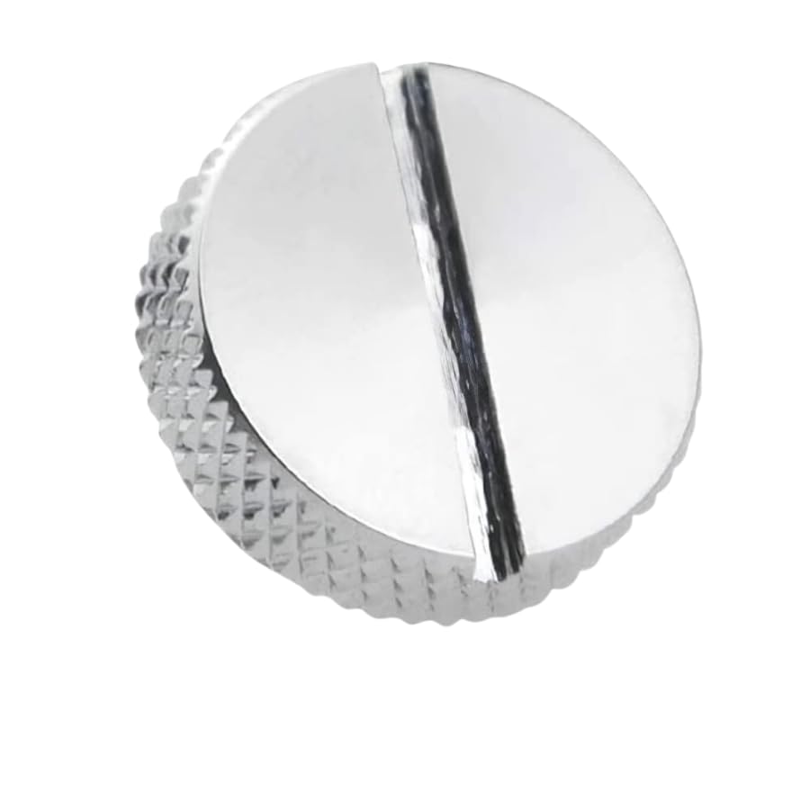 Dracaena.io 6 Pack G1/4" Thread, Thin Water Stop Plug Fitting with Coin Slot for Computer Water Cooling System, Durable Brass/Copper Material, Silver