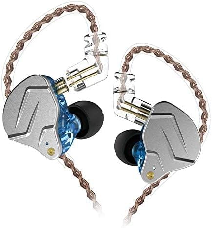 KZ ZSN Pro Dual Drivers 1BA 1DD in Ear Earphones HiFi Power Bass Earbuds Headphones High Clarity Sound Wired Earphones with Detachable Cable for Audiophile Musician