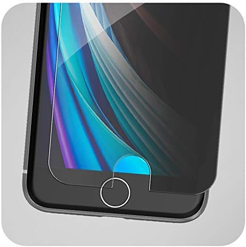 magglass Privacy iPhone SE Screen Protector - Anti Spy Tempered Glass (Case Compatible) (Privacy)