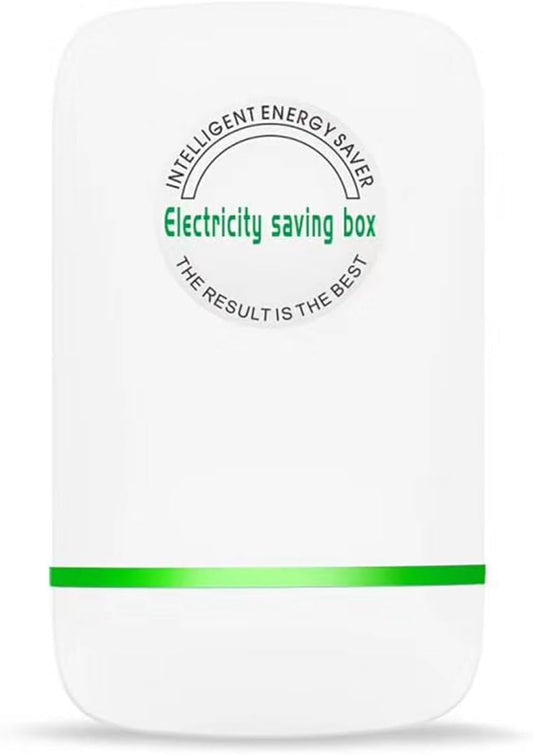 Elon-musk's Electricity Saving Box Stop Watt Stopwatt Energy Saving Device Save Energy Saving Device Energy Saving Power Strip for Home Office US Plug 90v-250v 30kw Rated Green (1PCS, White)