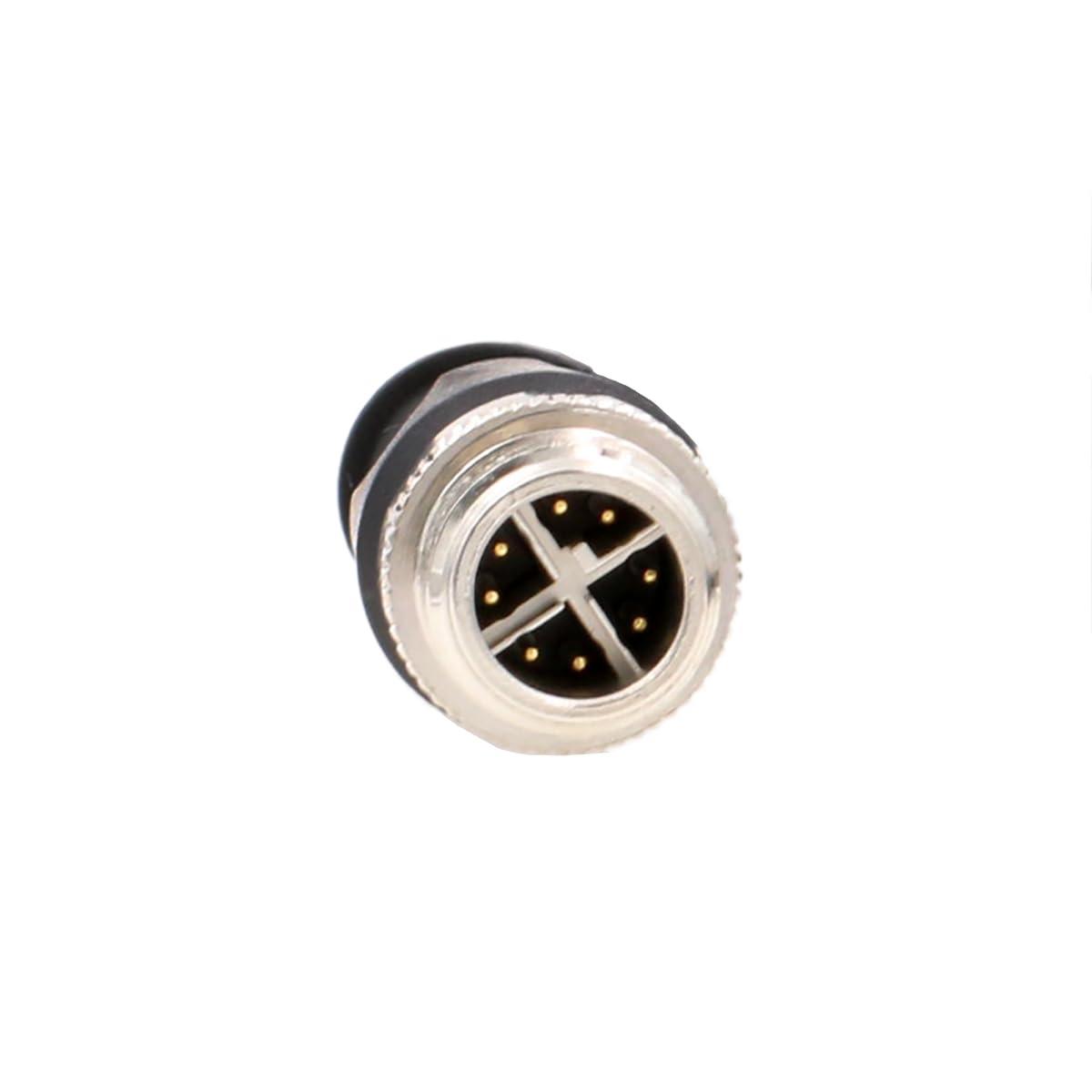 Ethernet Cable for Basler Cognex Keyence Datalogic Microscan Sick Machine Vision Sensor Network Industrial Switch, M12 8-Pin X-Coded to RJ45, CAT7 High-Speed, 40m