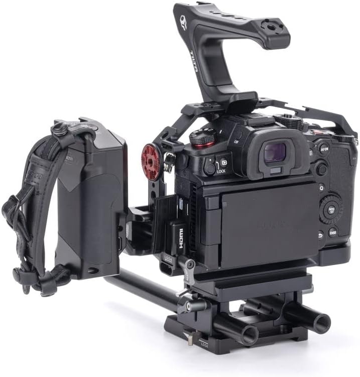 Tilta Camera Cage compatible with Panasonic GH6 Pro Kit - Black | TA-T15-B-B