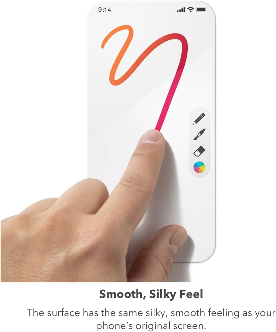 ZAGG InvisibleShield Glass Elite VisionGuard Screen Protector for Apple iPhone 16e/ 14/13/ 13 Pro - 5X Stronger, Blue-Light Protection, Anti-Fingerprint Technology, Easy to Install