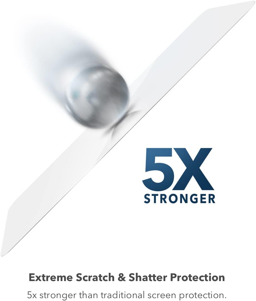 ZAGG Invisible Shield Glass Elite Anti-Glare Screen Protector for Apple iPhone 14 Pro - 5X Shatter Protection, Anti-Fingerprint Technology, Easy to Install