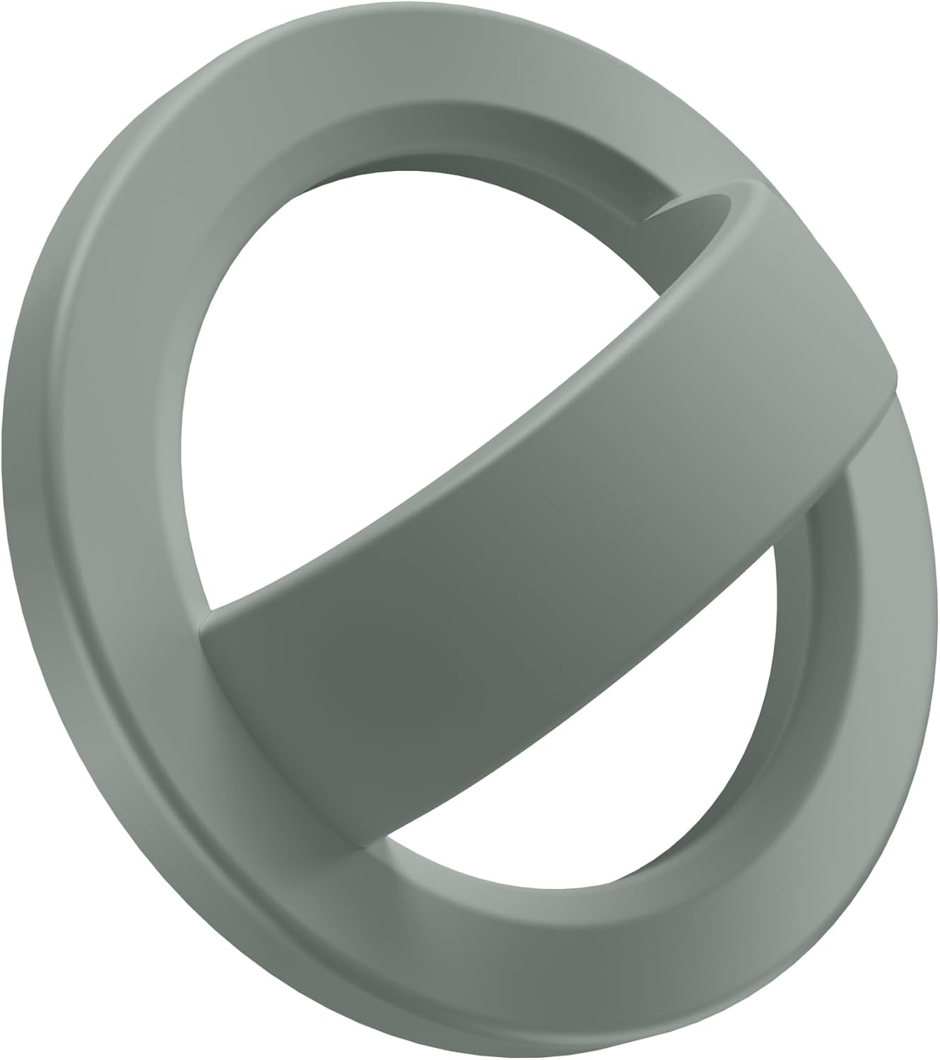 GONEZ Magnetic Phone Grip Compatible with MagSafe, Removable Silicone Loop Grip, Phone Ring Holder for Back of Phone for iPhone 16/15/14/13/12 Series, Calke Green