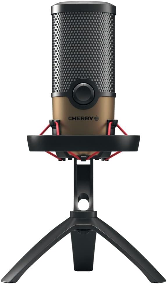 Cherry UM Series 3.0, 6.0 and 9.0 PRO RGB USB Microphone for PC, Mac, Gaming, Recording, Streaming, Podcasting, Studio and Computer Condenser. (UM 9.0 RGB PRO)
