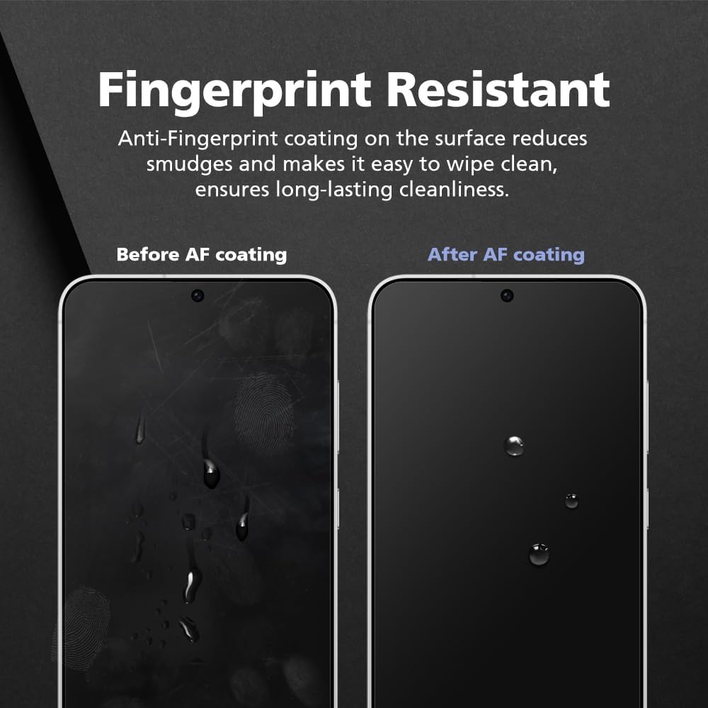 3-Pack Anti-Blue Light Matte Screen Protector For iPhone 15 Pro [Support Fingerprint Unlock] Anti-Glare, Anti-Fingerprint [Eye Protection] Bubble-Free Installation with Alignment Jig