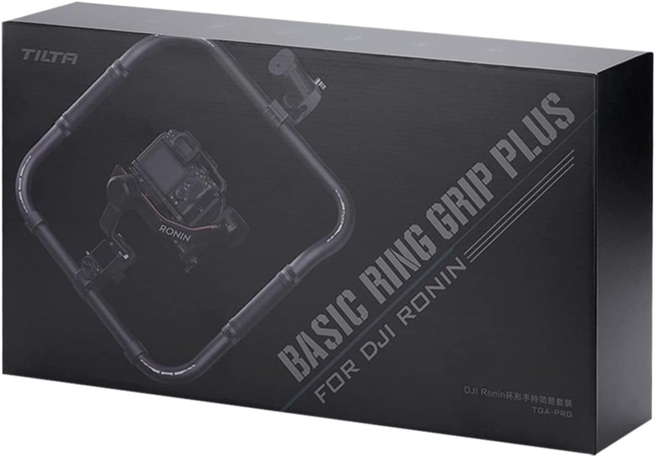 Tilta Basic Ring Grip Plus Compatible with DJI Ronin RS3 Pro/ RS4/ RS4 Pro | Improved Stability, Movement & Flexibility | Aluminum Alloy | Multiple Power Options