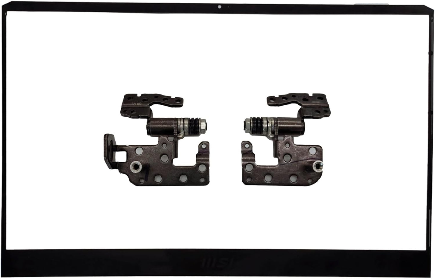 Replacement LCD Back Cover Rear Case Top Lid Hinges with Front Bezel for MSI GE76 GP76 Raider 11UG 11UH 11UE 12UG 12UE 9S7-17K314 MS-17K3 Series Laptop 3077K1A412 3077K1A412Y