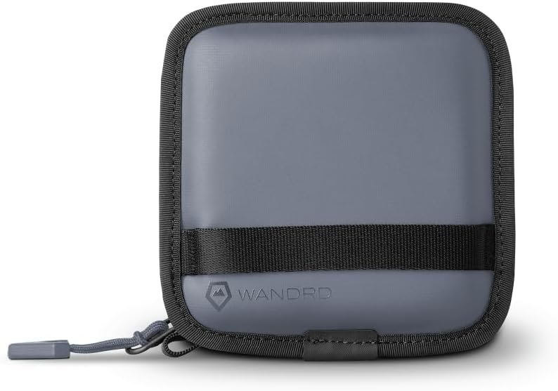 WANDRD Lens Filter Case - Store 4 Filters in Your Camera Backpack or Camera Case, Protect Photography Accessories from Scratches, Dust & Impact (Aegean Blue)