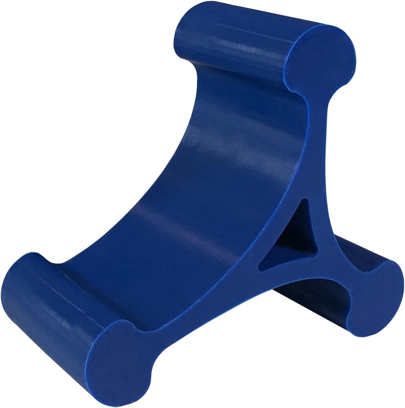 Skalene Phone Stand - 100% Silicone Rubber, Adjustable Phone Holder, Prop, Rest - Desk, Office, Home, Kitchen Accessory (Royal Blue)