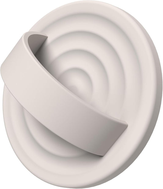 Magnetic Phone Ring Grip Holder, Silicone Finger Loop Grip, Compatible with MasSafe, Back of Phone for iPhone Pro Max/Plus/16/15/15/14/13/12 Series, Stone