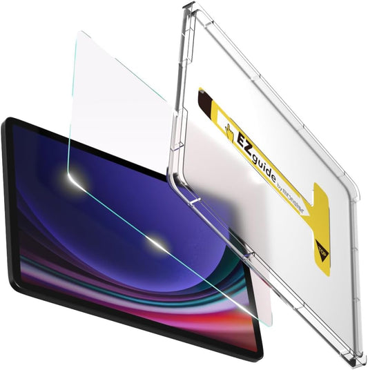 BELLEMOND Tempered Glass Screen Protector for Galaxy Tab S10+ / S9+ / S8+ / S7+ / S9 FE+ / S7 FE (12.4”) | Blue Light Cut | EZ Guide Kit for Flawless Install | 10H | 1 Pack | Designed in Japan
