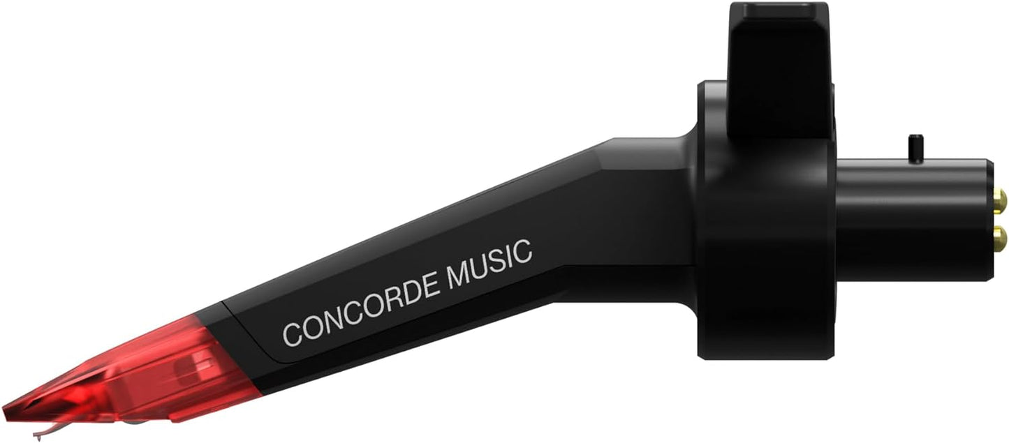 Ortofon Concorde Music Red Phono Cartridge Tool-Free Installation on S-shaped Tone Arms