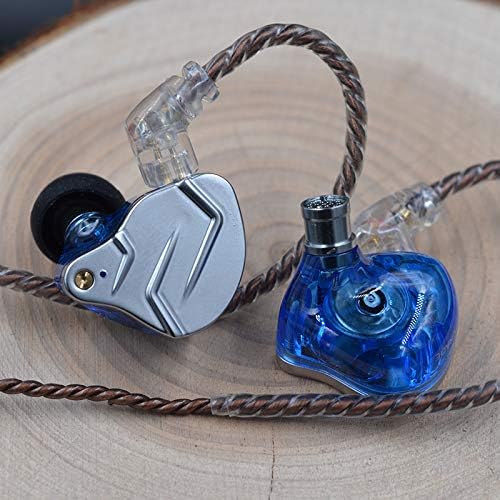 KZ ZSN Pro Dual Drivers 1BA 1DD in Ear Earphones HiFi Power Bass Earbuds Headphones High Clarity Sound Wired Earphones with Detachable Cable for Audiophile Musician