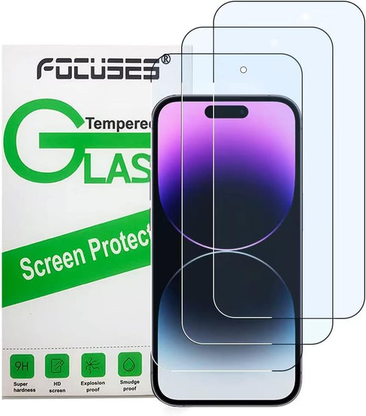 Screen Protector for iPhone 14 Pro Max Blue Light Screen Protector 6.7inch. Anti Blue Light Tempered Glass Film for iPhone 14 Pro Max 3 Pack