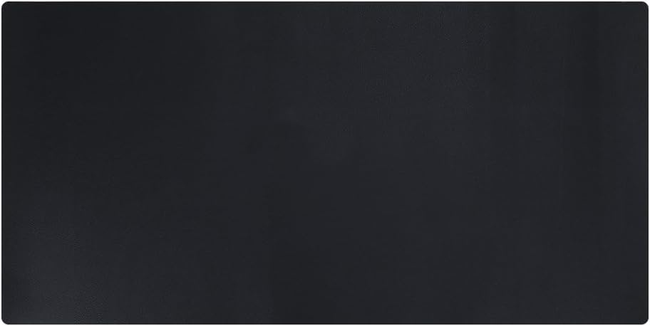 KINGFOM Desk Pad Office Desktop Protecter, PU Leather Desk Mat Blotters Organizer with Comfortable Writing Surface (47.2" x 23.6", Black)