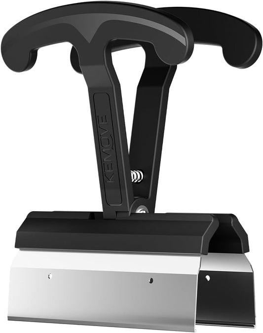 KEMOVE P11 4-Key Keycap Puller - Custom Gaming Mechanical Keyboard Cleaning and Removal Tool, Made with PC and 420 High-Carbon Stainless Steel, Suitable for Standard Layout Keyboards(Black)