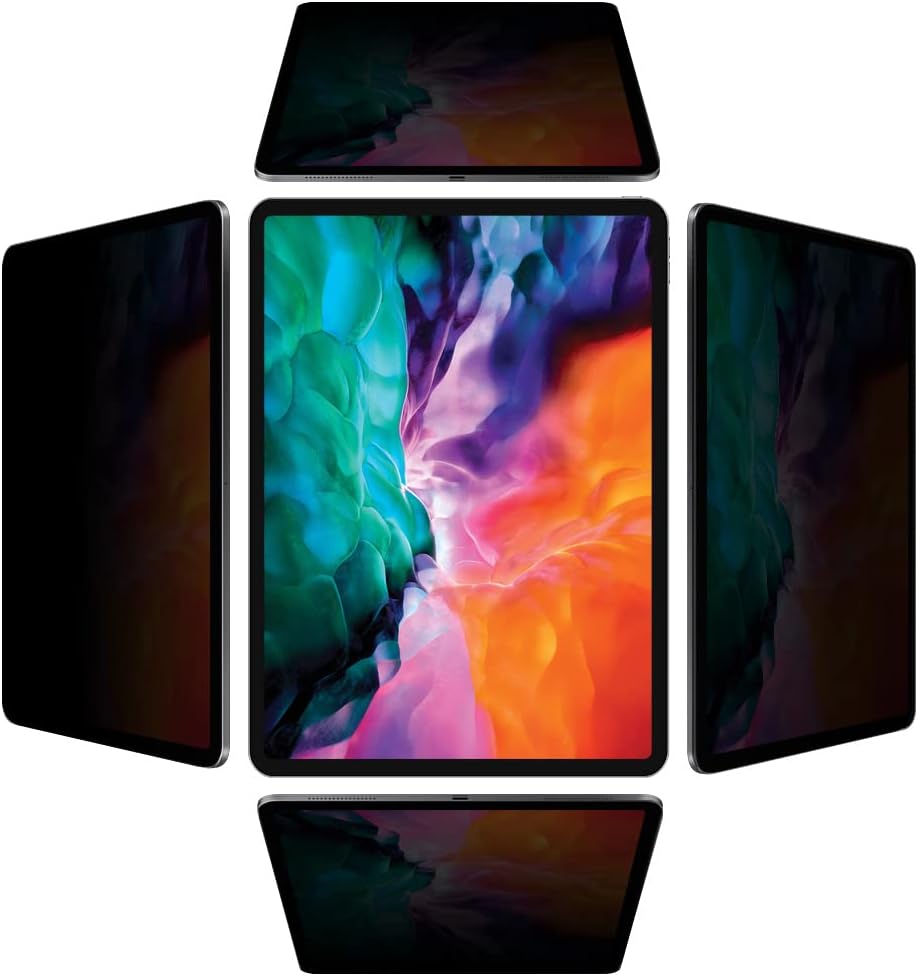 Magnetic 4-Way 360 Degree Privacy Screen Protector for Galaxy Tab S6 Lite 10.4 Inch, Removable Reusable Anti-Spy Anti-Glare Blue Light Filter, [Landscape and Portrait Mode][Supporting