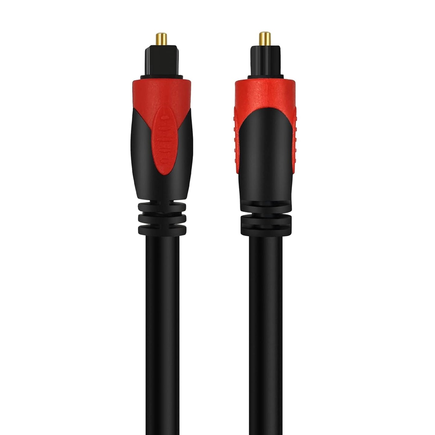 3FT Optical Audio Cable, Digital Audio Fiber Optic Cable Toslink, Flexible Jacket, Compatible with Home Theater, Sound Bar, PS4, Xbox, TV and More- 3 Feet