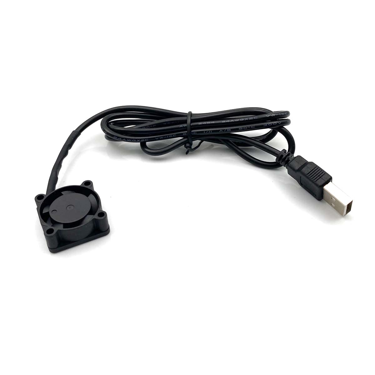 FainWan 2pcs USB 5V DC Fan 2510 Small 2 pin Cooling Cooler Computer 25mm X 10mm (25x25x10)