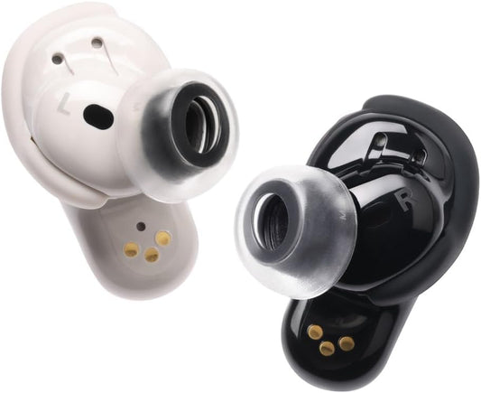 AZLA SednaEarfit Crystal for Bose Earbuds 2 Pair - Bose Earbuds Replacement Tips - Compatible with Bose Quietcomfort Ultra Earbuds, Bose QC Earbuds II (M)