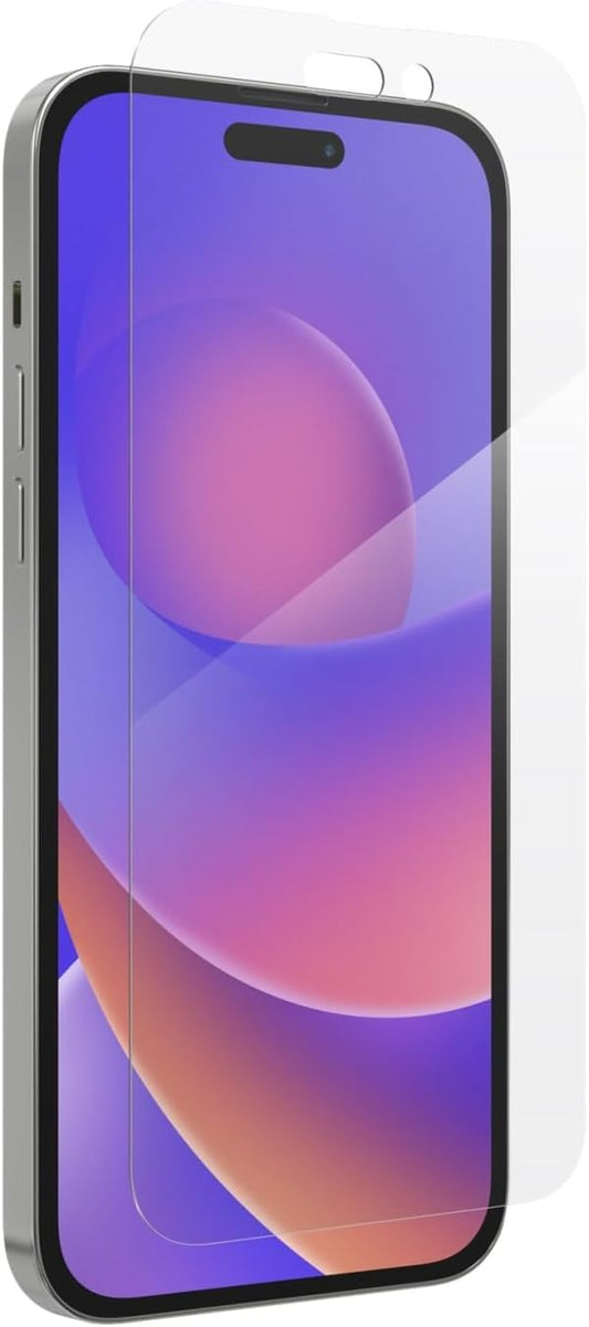 ZAGG Invisible Shield Glass Elite Screen Protector for Apple iPhone 14 Pro Max - 5X Shatter Protection, Anti-Fingerprint Technology, Easy to Install