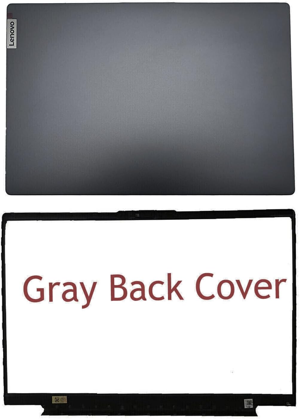 Replacement Laptop LCD Cover Back Rear Top Lid Hinges Front Bezel for Lenovo ideapad 5 15IIL05 15ARE05 15ITL05 15ALC05 5-15IIL05 5-15ARE05 5-15ITL05 5-15ALC05 5CB0X56073 5CB0Z31048 (Gray)