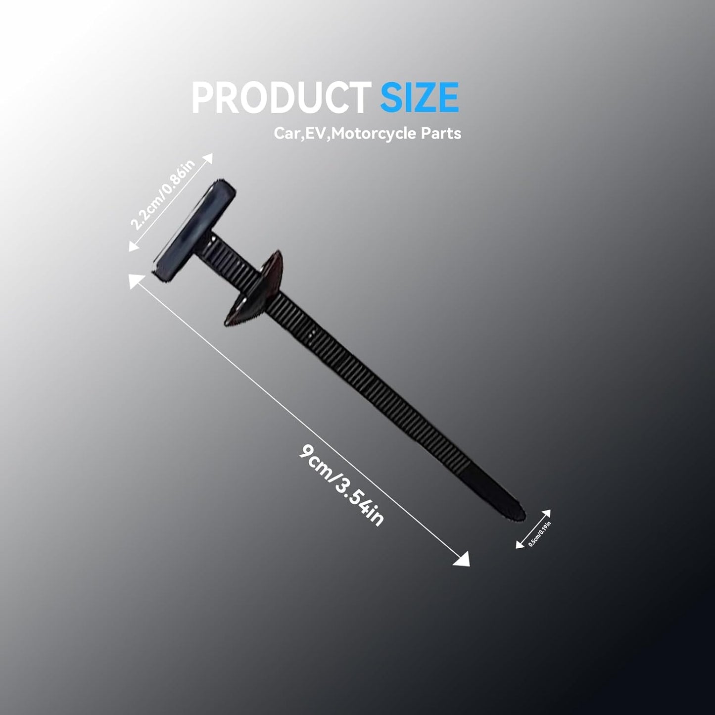 2026 upgraded heavy-duty self-locking nylon cable ties with uv protection for car repair, home, and cable management (50)