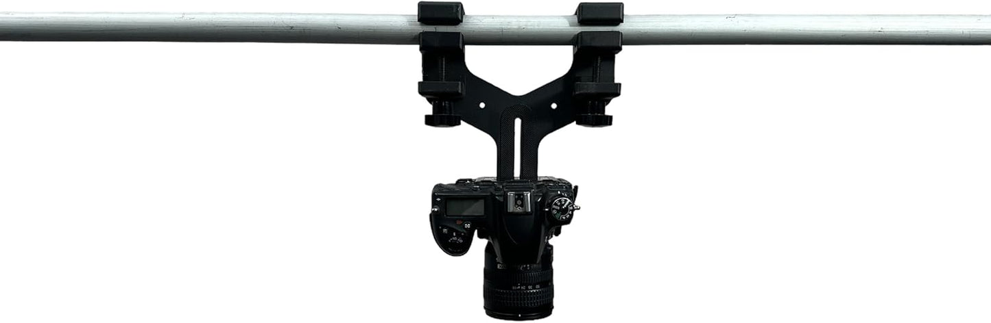 Glide Gear OH 75 Overhead Mount – DSLR, Smartphone – 6ft Adjustable Pole, Top-Down Rig, 15lb Capacity, Aluminum Build