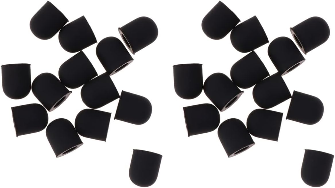 Gatuida 30pcs Stylus Replacement Tips, Rubber Stylus Tips Replacement Covers for Touch Screen Pens,6mm
