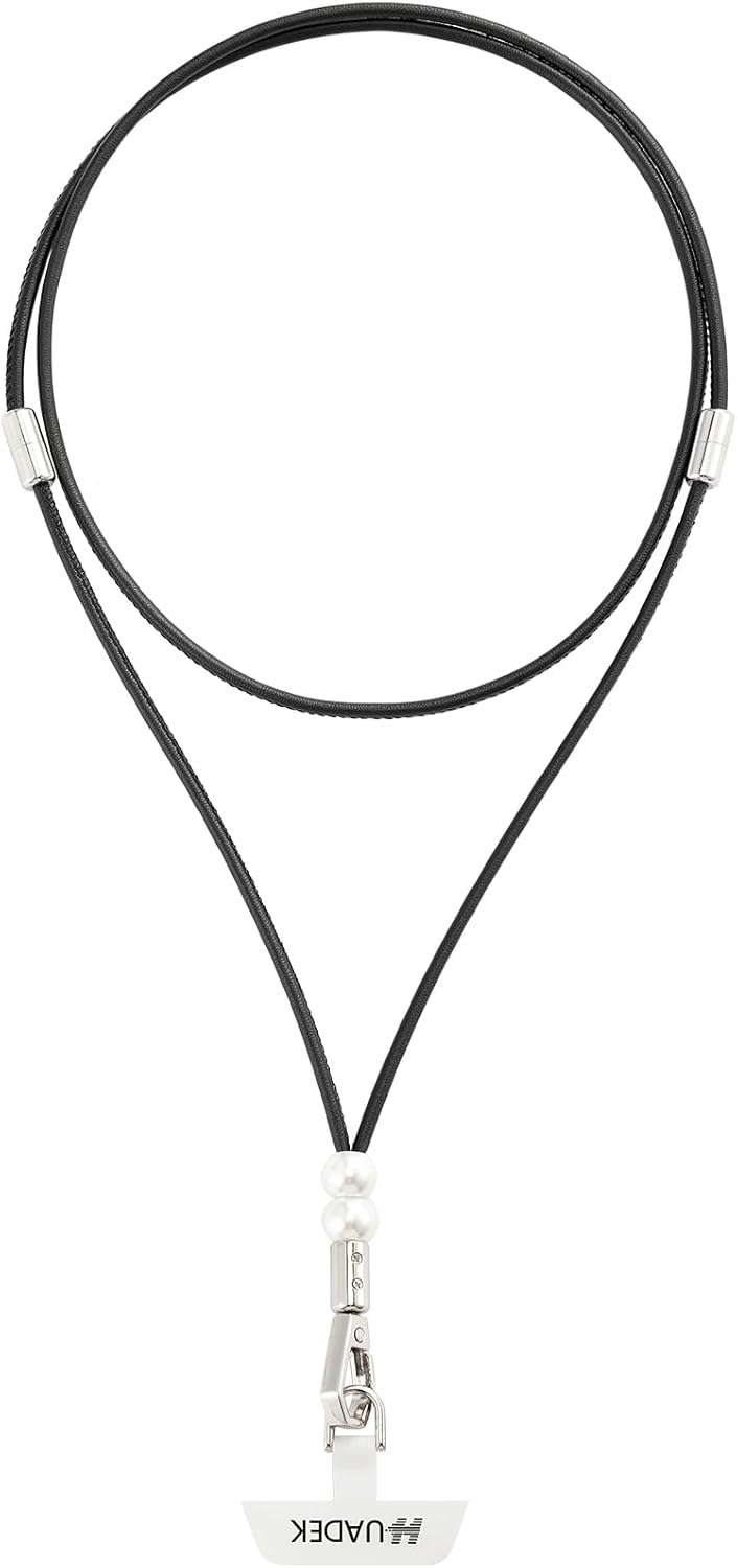 cell phone lanyard Detachable Phone Chain Strap Leather 2-in-1 anti theft phone strap