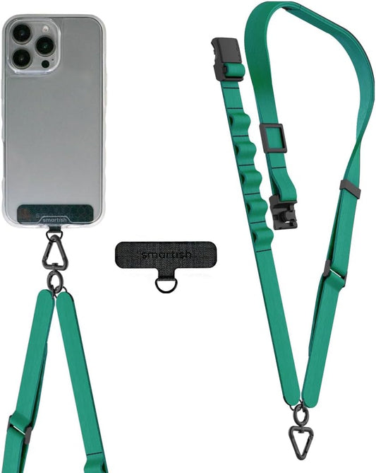 Smartish Phone Lanyard - Case Clinger - Universal iPhone Holder w/Detachable Crossbody Shoulder Neck Strap w/Storage Loops, Fidlock, Insert for Phone Cases iPhone, Galaxy, Pixel - So Jaded