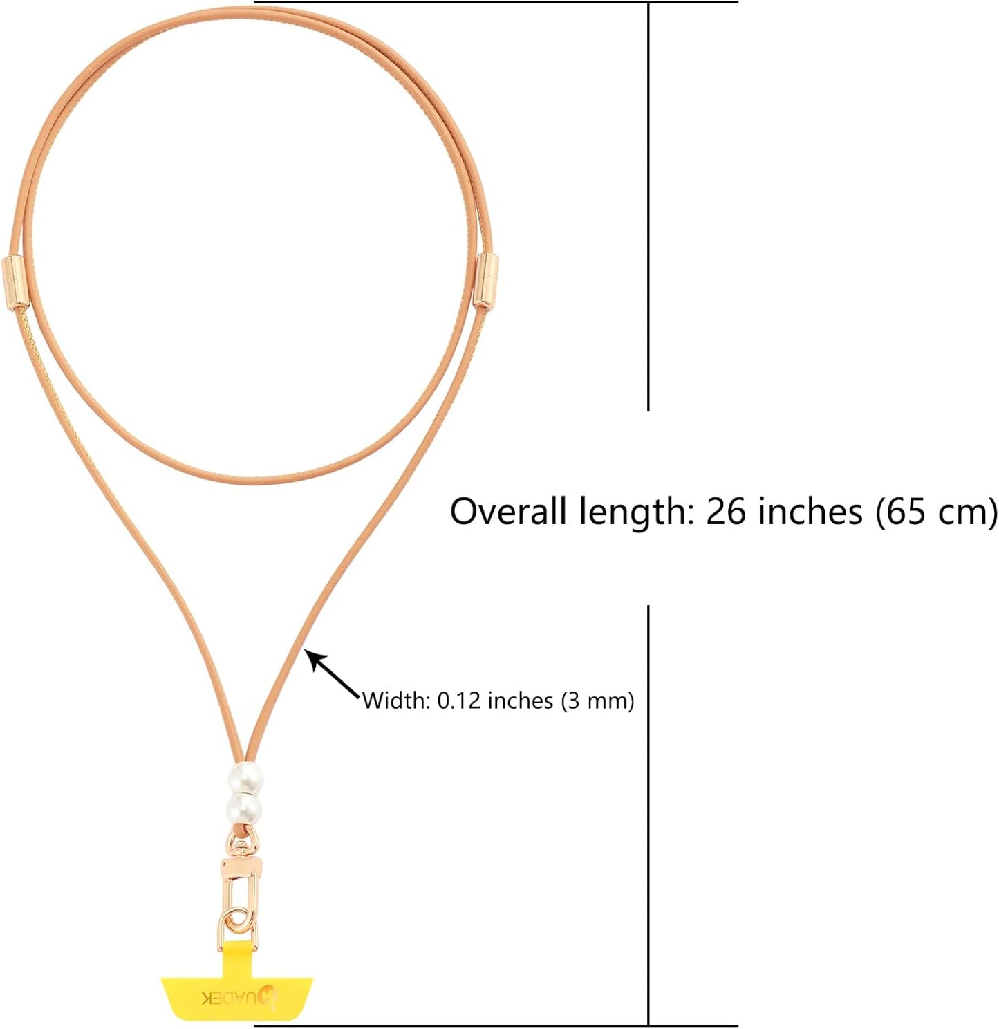 cell phone lanyard Detachable Phone Chain Strap Leather 2-in-1 phone wrist strap