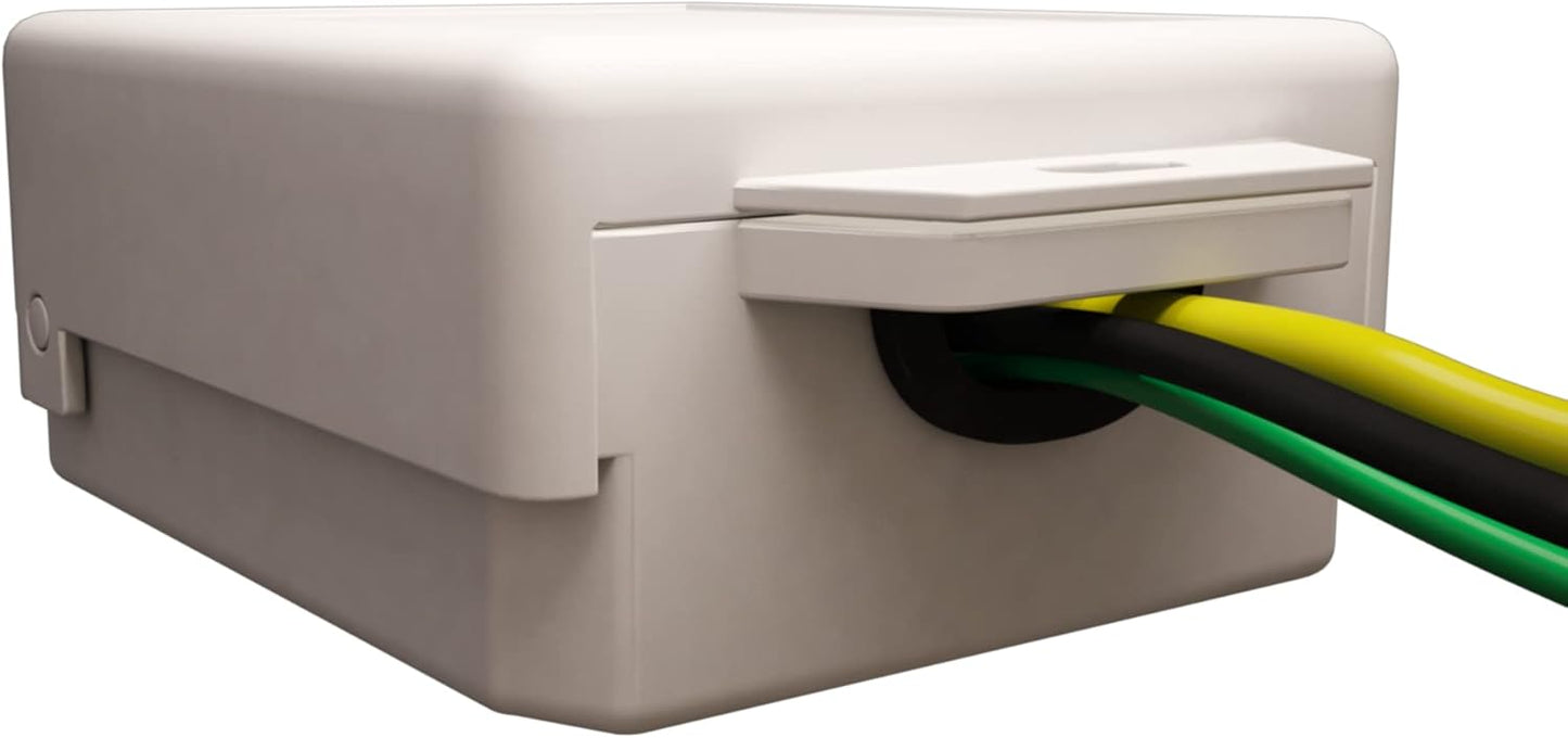 Outdoor Ethernet Surge Protector (10 Pack) PoE+ Gigabit - Gas Discharge Tube GDT -Wall Mount -RJ45 Lightning Suppressor -LAN Network CAT5/CAT6 Thunder Arrestor -GbE 1000 Mbps Protection- Tupavco TP303